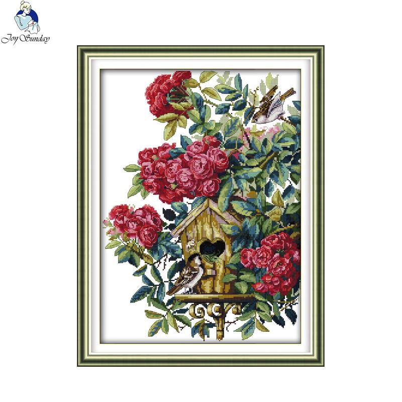 Home Textiles Discount - Bird's Home DIY Flower and Bird