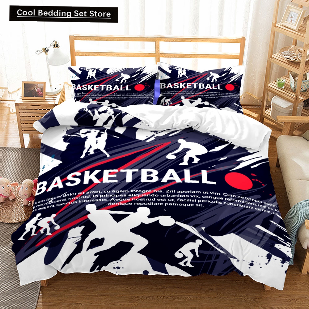 Home Textiles Uk - Fantastic 3D Print Basketball Duvet Cover