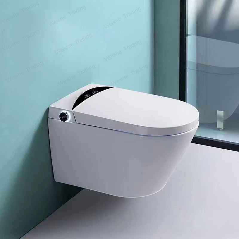 P & C Home Textiles Usa - Luxury P-trap Wall Hung Intelligent WC