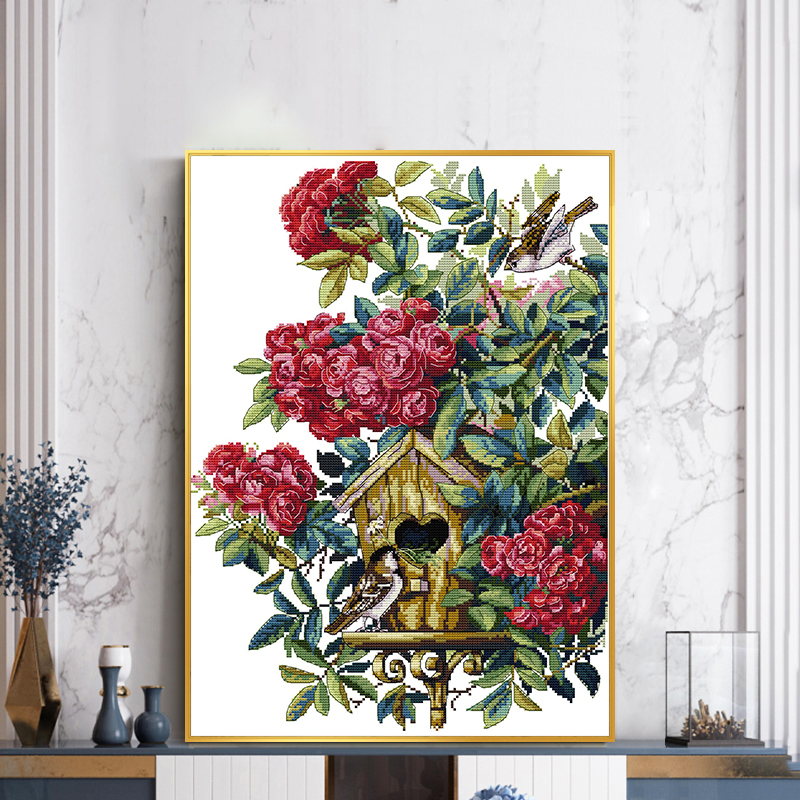 Bird's Home DIY Flower and Bir - Home Textiles Discount recensie en prijs