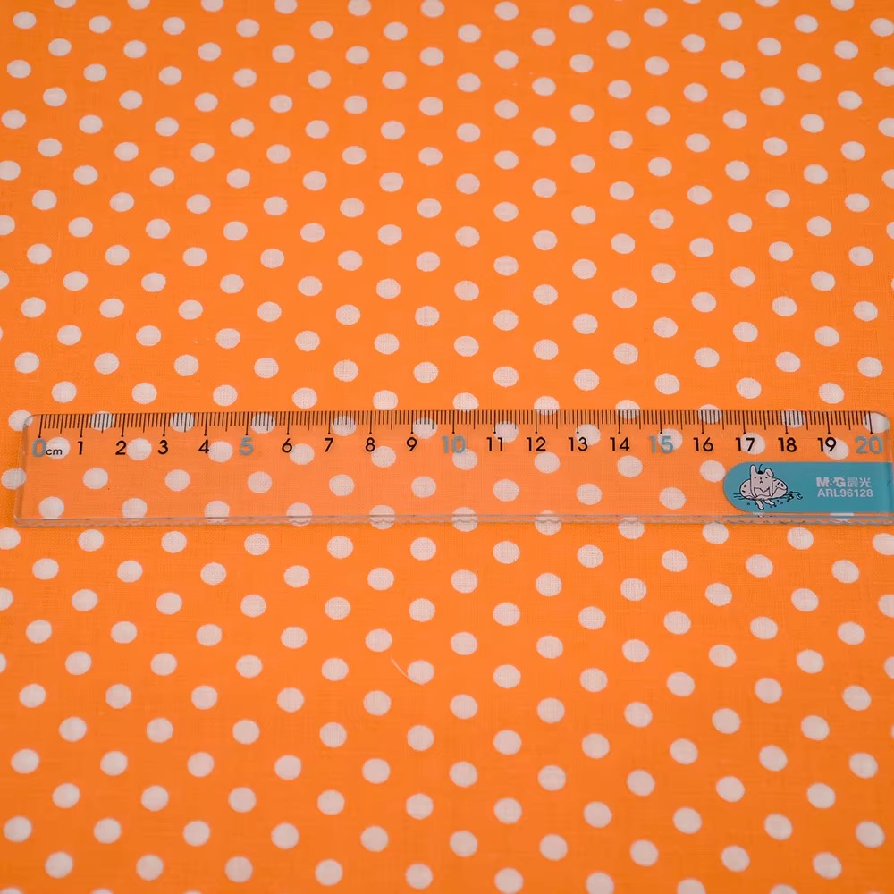 50X150CM White Orange Polka Do - Home Textiles Discount recensie en prijs