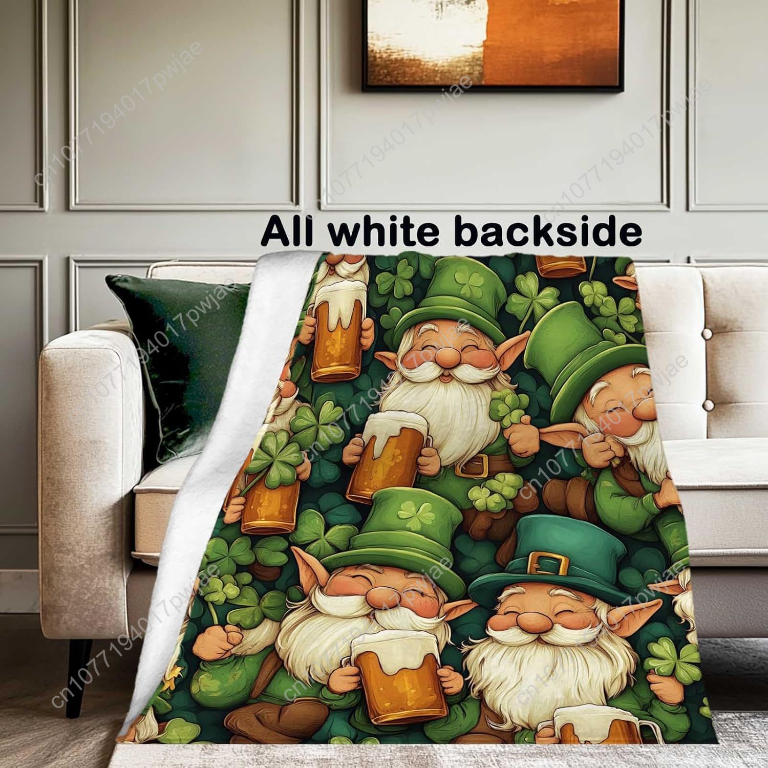 St. Patrick’s Day Gnome Throw  - Home Textiles Throw recensie en prijs