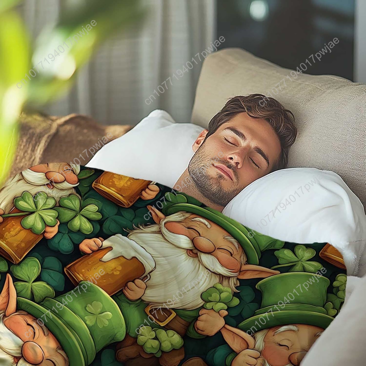 St. Patrick’s Day Gnome Throw  - Home Textiles Throw recensie en prijs