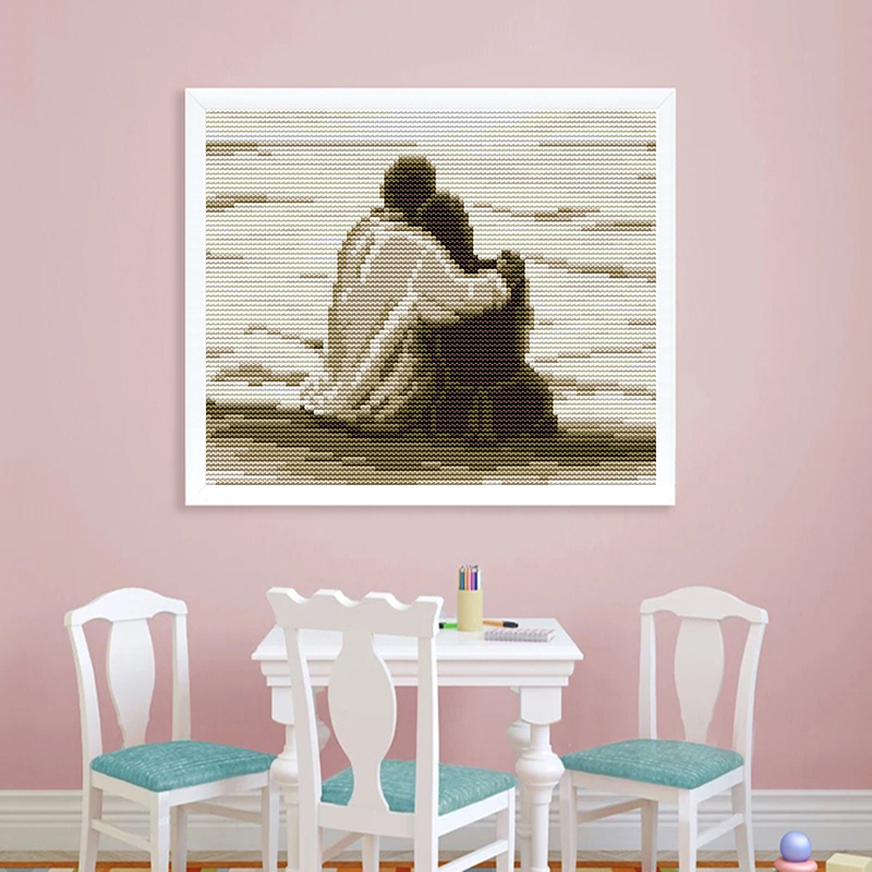 Seaside couple counted and sta - Home Textiles Discount recensie en prijs