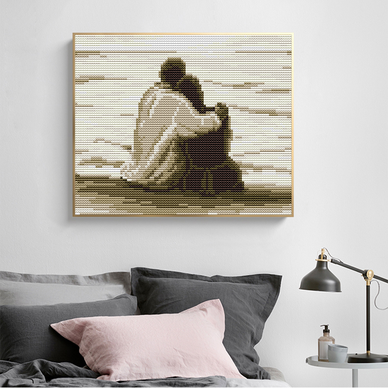 Seaside couple counted and sta - Home Textiles Discount recensie en prijs