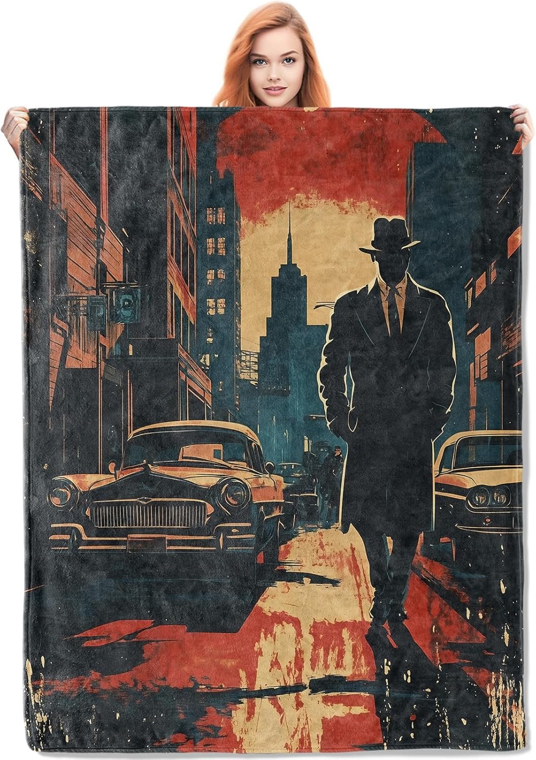 Noir Detective Blanket Gifts f - Home Textiles Throw recensie en prijs