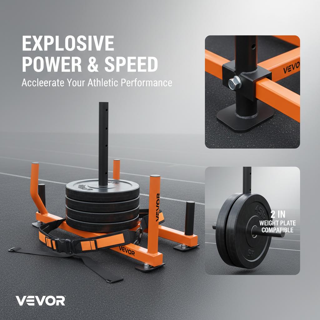 Heavy Duty Fitness Drag Sled 2 - P & C Home Textiles Usa recensie en prijs