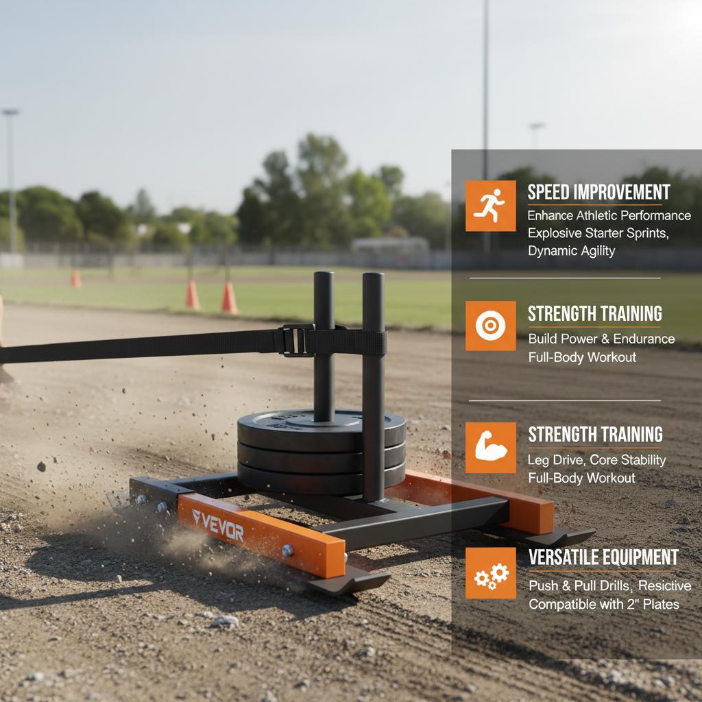 Heavy Duty Fitness Drag Sled 2 - P & C Home Textiles Usa recensie en prijs