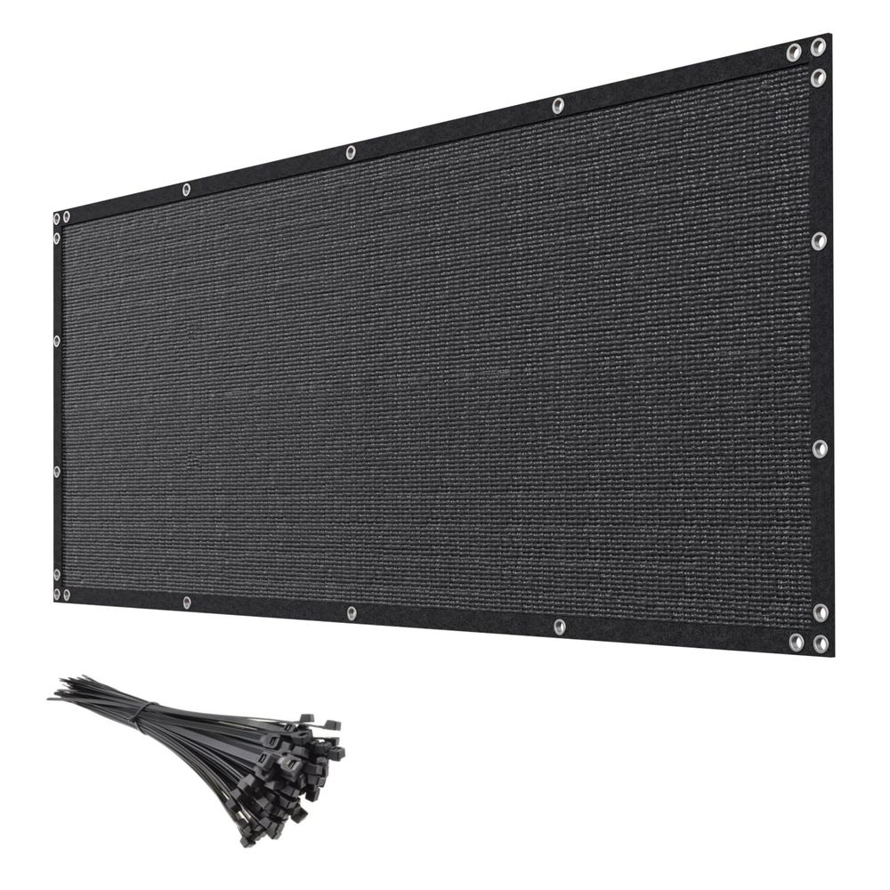 x 100ft Black Privacy Screen F - P & C Home Textiles Usa recensie en prijs