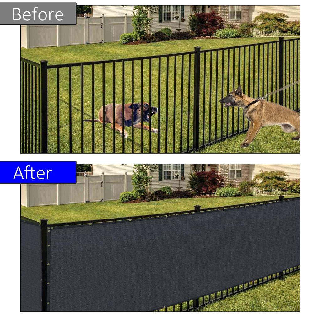 x 100ft Black Privacy Screen F - P & C Home Textiles Usa recensie en prijs