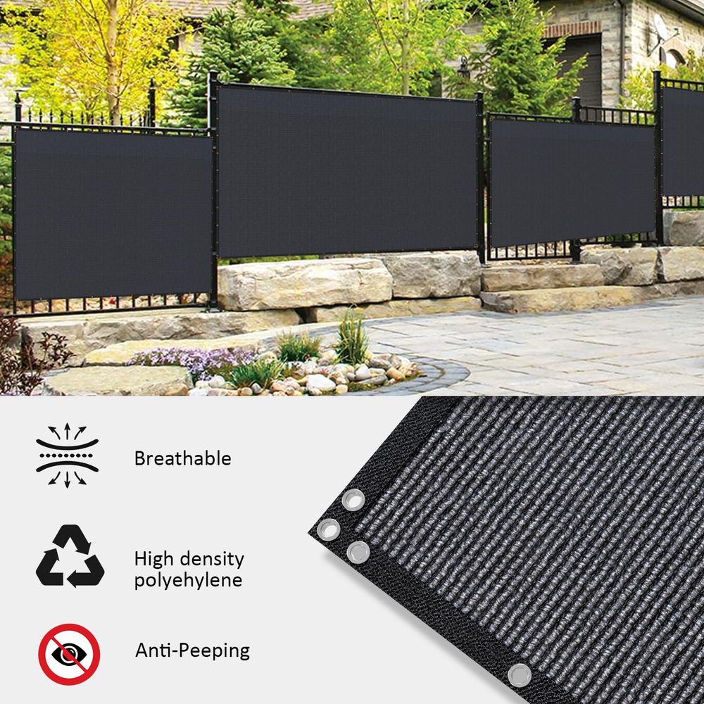 x 100ft Black Privacy Screen F - P & C Home Textiles Usa recensie en prijs