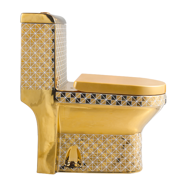 Golden Toilet,Modern One-Piece - P & C Home Textiles Usa recensie en prijs